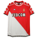 Camisa Monaco Home Retro 1999/00 Kappa Masculino Branco e Vermelho