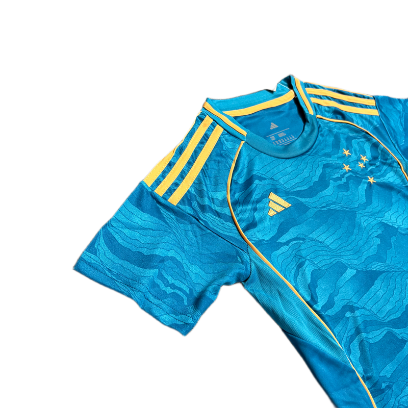 Conjunto Infantil Cruzeiro III 25/26 - Azul e Dourado