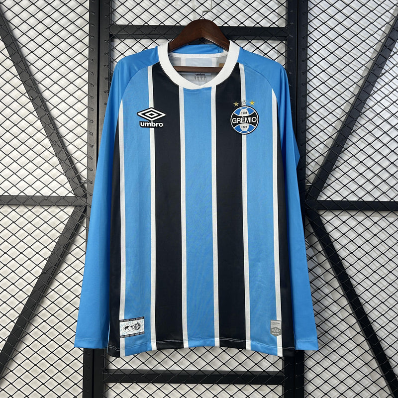 Camisa Grêmio Titular 25/26 - Versão Manga Longa