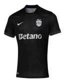 Camisa Sporting Lisboa II 25/26 - Torcedor - Nike - Masculina - Preta