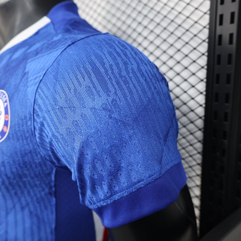 Camisa Chelsea Titular 2025/26 - Versão Jogador Azul