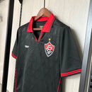 Camisa Vitória Reserva 25/26 - Preta e vermelho
