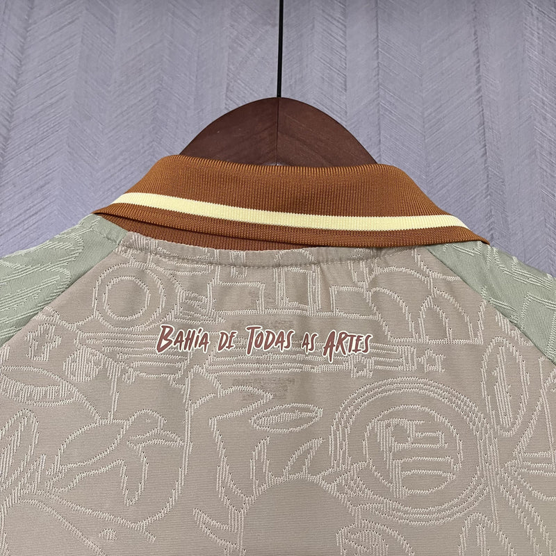 Camisa Bahia Edição Especial 25/26 - Versão Feminina Baby Look Bege