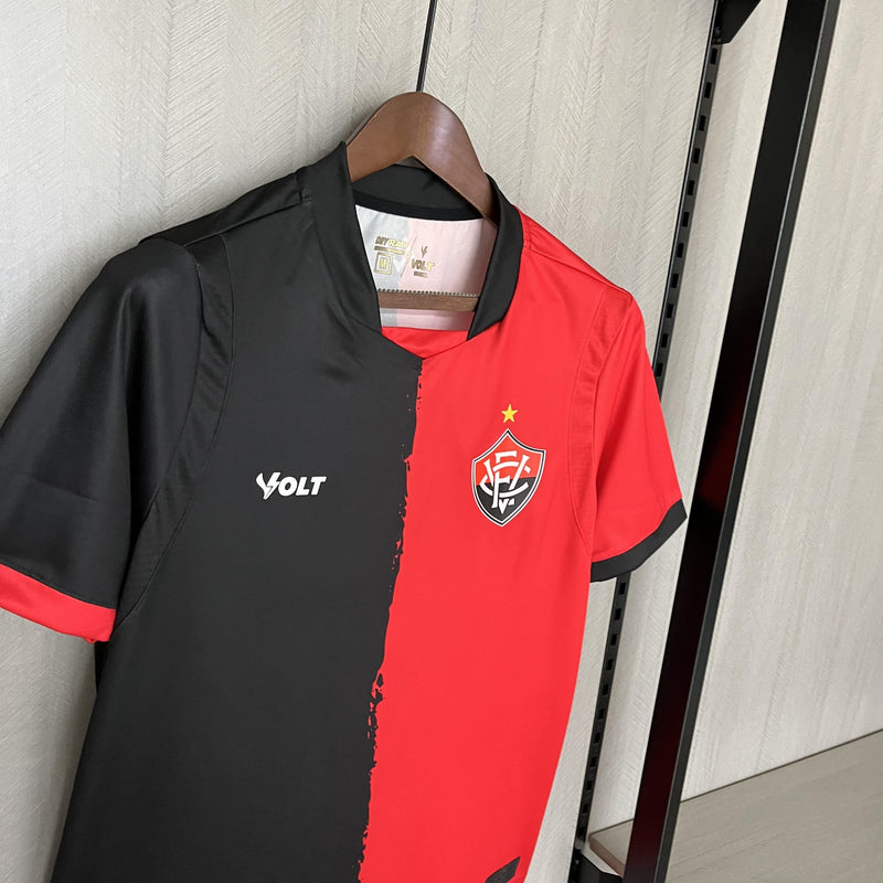 Camisa Vitória 25/26 - Vermelha e Preta Volt