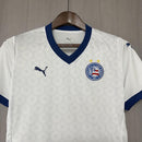 Camisa Bahia Titular 25/26 - Branca Puma Versão Feminina Baby Look