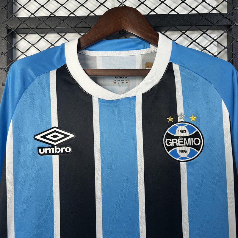Camisa Grêmio Titular 25/26 - Versão Manga Longa