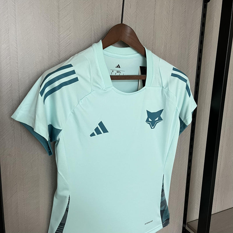 Camisa Cruzeiro de Treino 25/26 - Versão Feminina Baby Look Azul