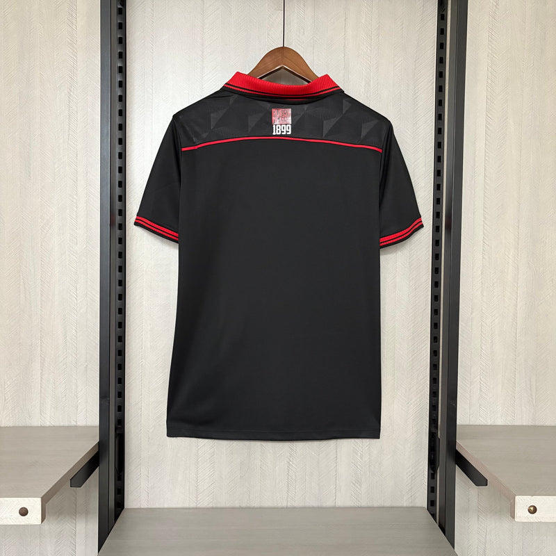 Camisa Vitória Reserva 25/26 - Preta e vermelho