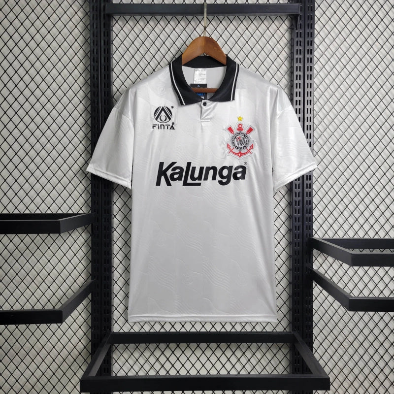 Camisa Corinthians Fora 1994 - Versão Retrô Branca