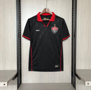Camisa Vitória Reserva 25/26 - Preta e vermelho