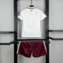 Conjunto Arsenal 25/26 away - Branco e vermelho