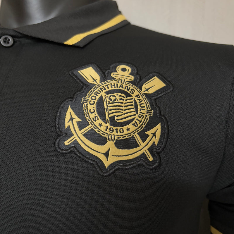 Camisa Polo Corinthians 25/26 - Preta