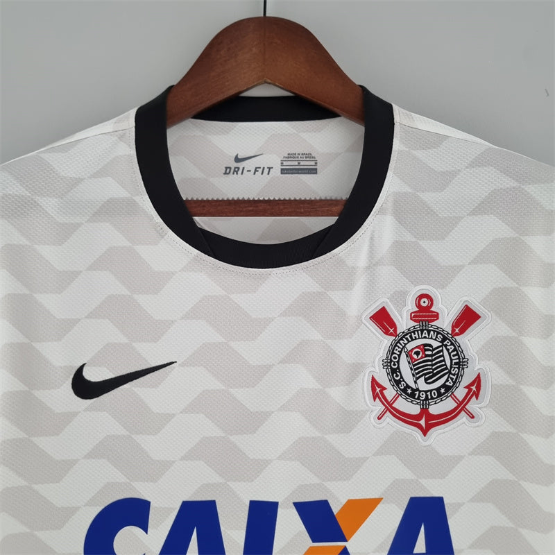 Camisa Corinthians Away 2012 - Versão Retrô Branca