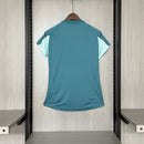Camisa Cruzeiro de Treino 25/26 - Versão Feminina Baby Look Azul Turquesa