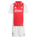 Conjunto Infantil Ajax I 24/25 - Branco e Vermelho