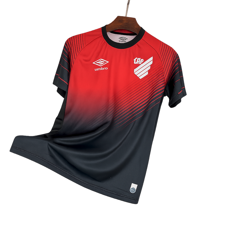 Camisa Athletico Paranaense Titular 25/26 - Vermelha e Preta