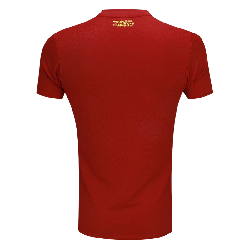 Camisa Bahia III 25/26 - Vermelho e Dourado Sol