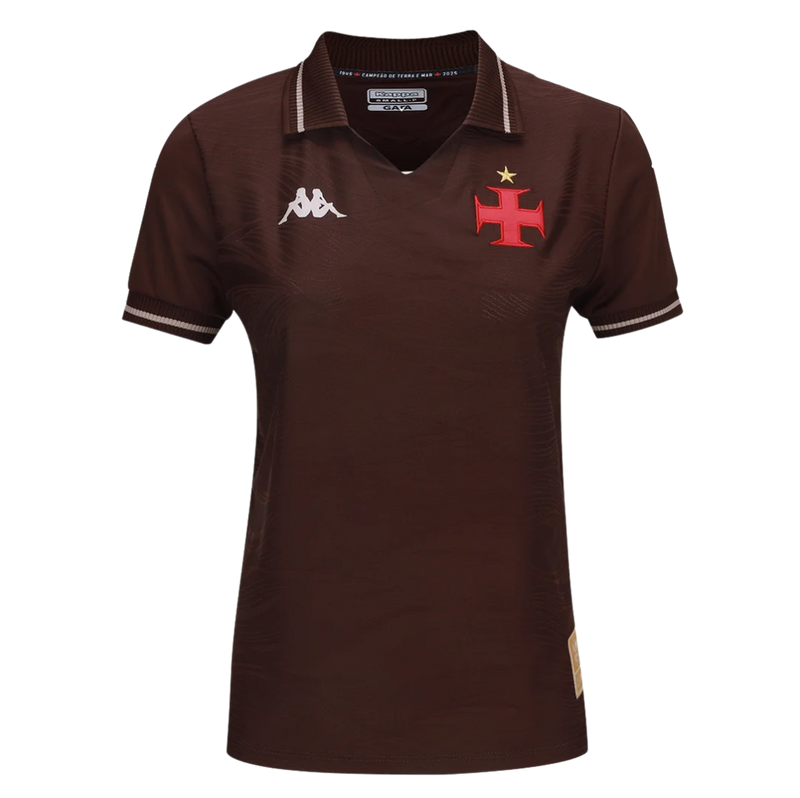 Camisa Vasco da Gama III 25/26 - Versão Feminina Baby Look