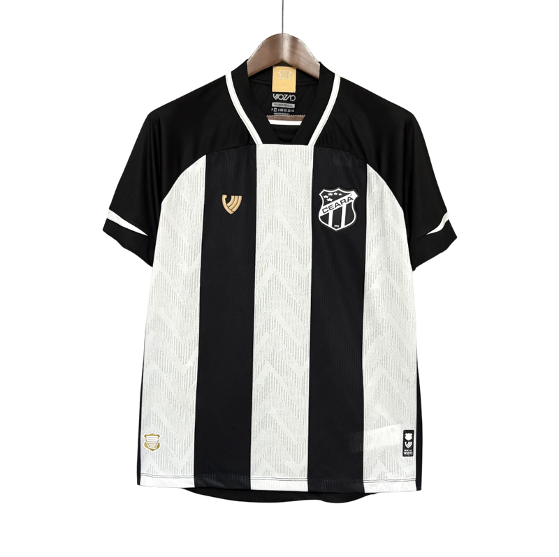 Camisa Ceará Titular 25/26 - Preto e Branco Torcedor