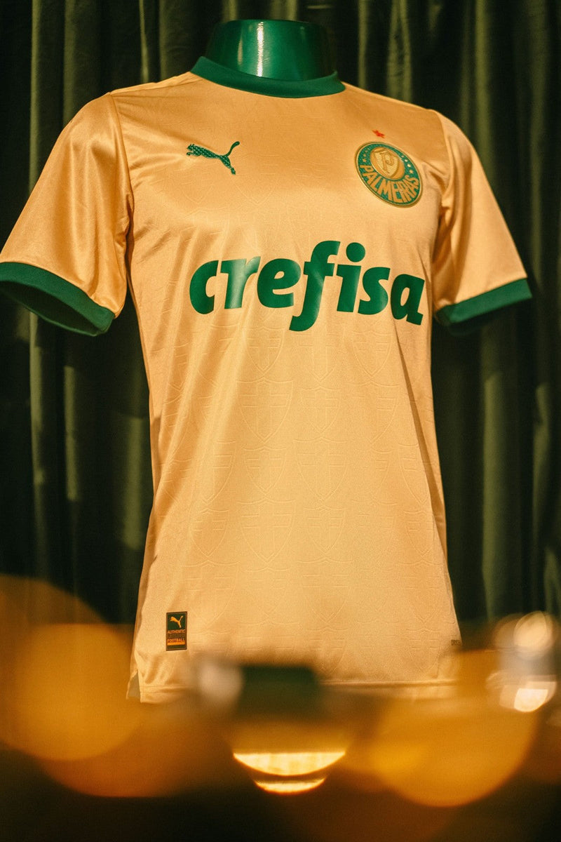 Camisa Palmeiras Third 24/25 - Dourada e verde