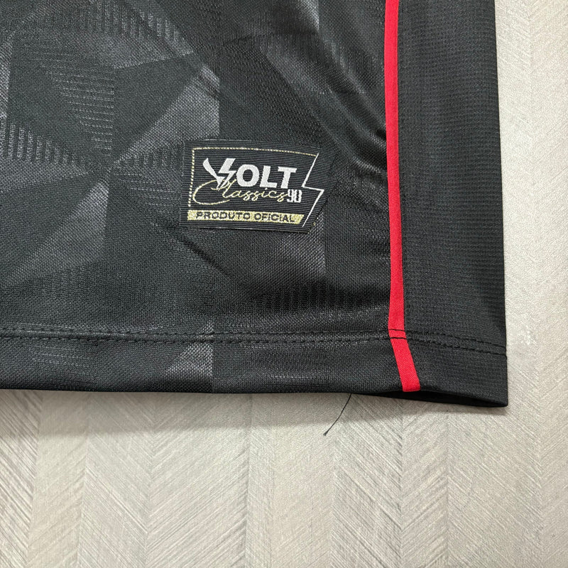Camisa Vitória Reserva 25/26 - Preta e vermelho