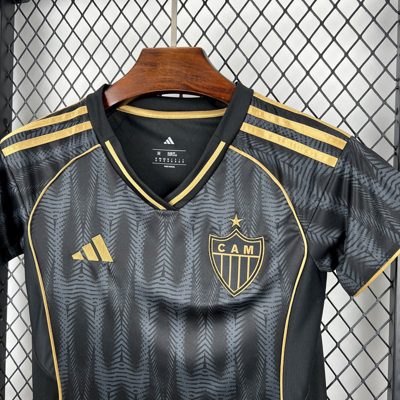 Camisa Atlético Mineiro 25/26 - Versão Feminina Baby Look