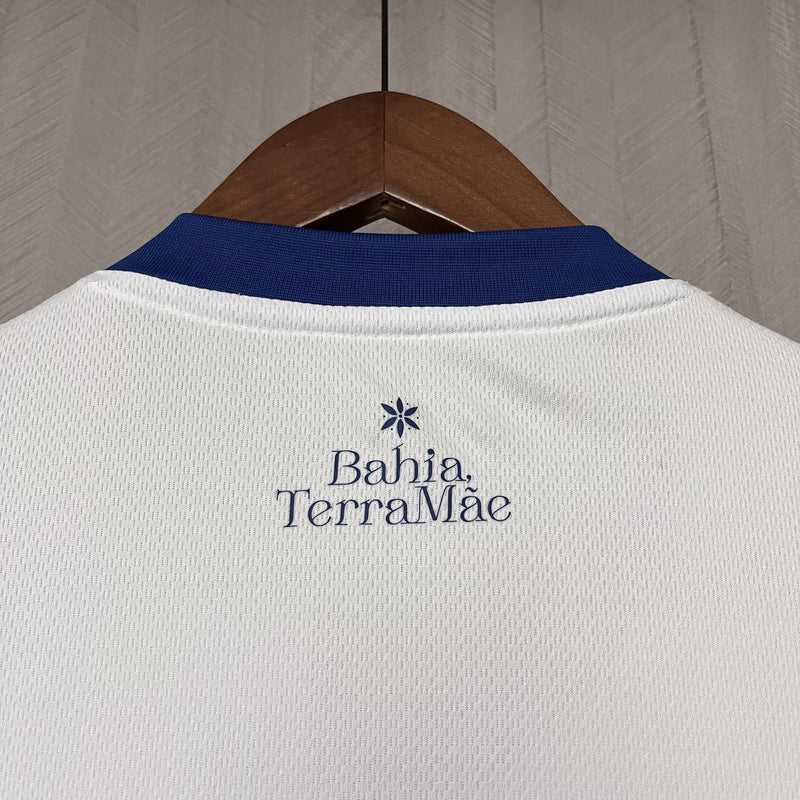 Camisa Bahia Titular 25/26 - Branca Puma Versão Feminina Baby Look