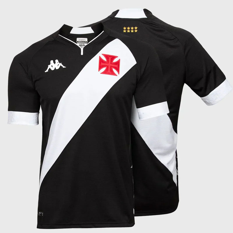 Camisa Vasco Home 23/24 - Preta e branca
