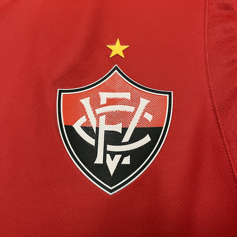 Camisa Vitória 25/26 - Vermelha e Preta Volt