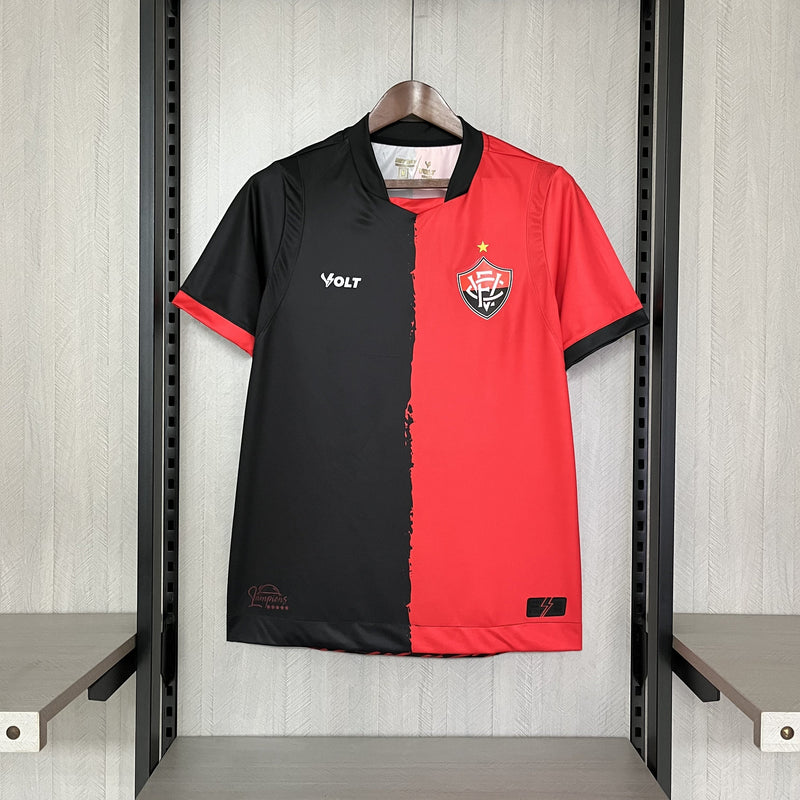 Camisa Vitória 25/26 - Vermelha e Preta Volt