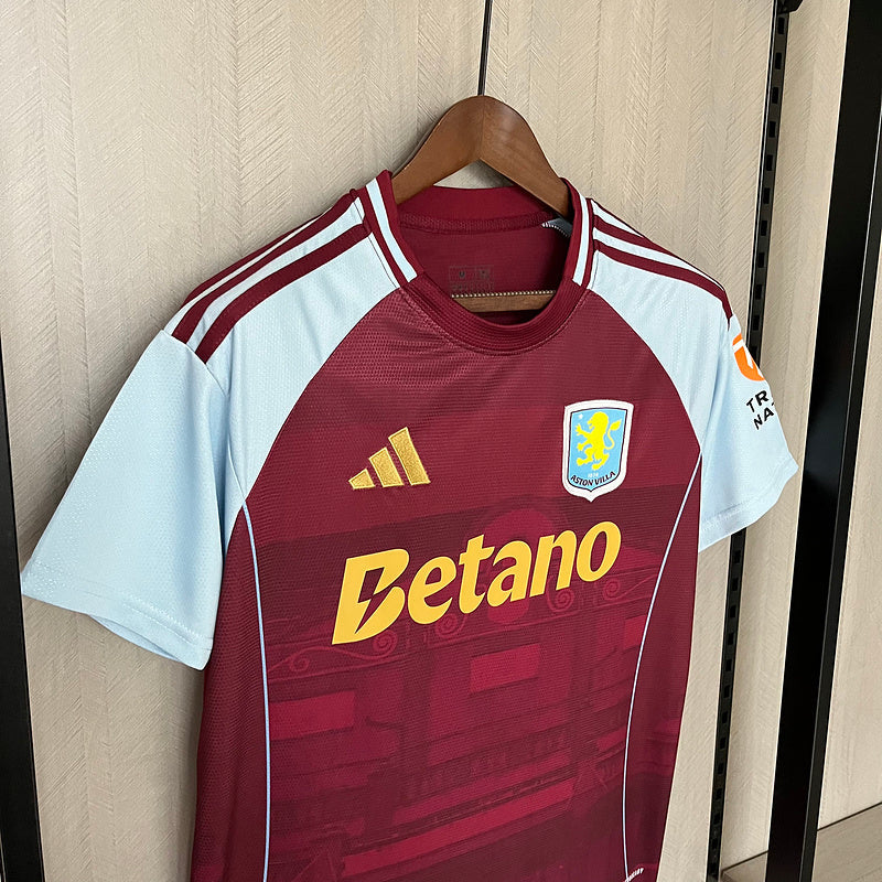 Camisa Aston Villa Titular 25/26 - Versão Torcedor