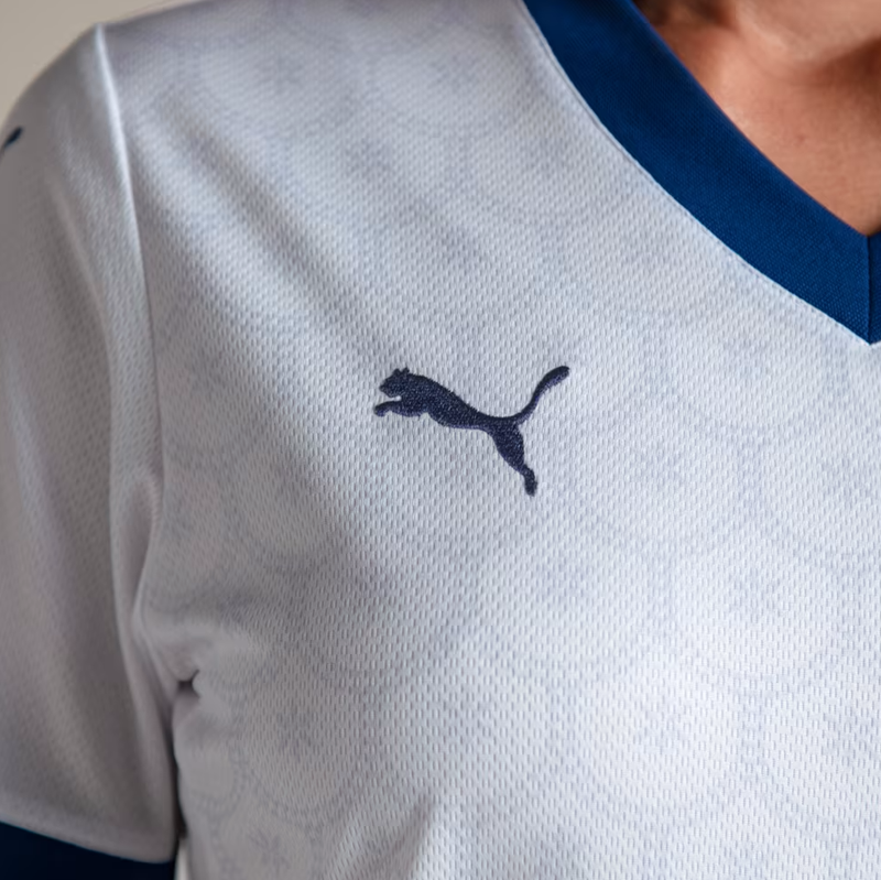 Camisa Bahia Titular 25/26 - Branca Puma Versão Feminina Baby Look