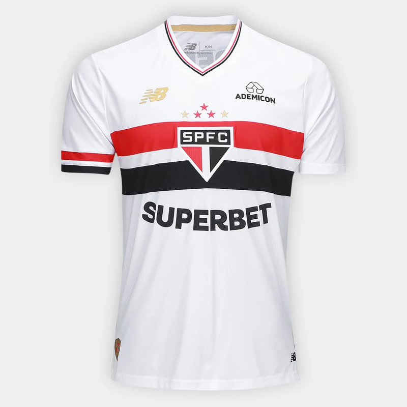 Camisa São Paulo Titular 25/26 - NB Torcedor Masculina Lançamento [PRÉ VENDA]
