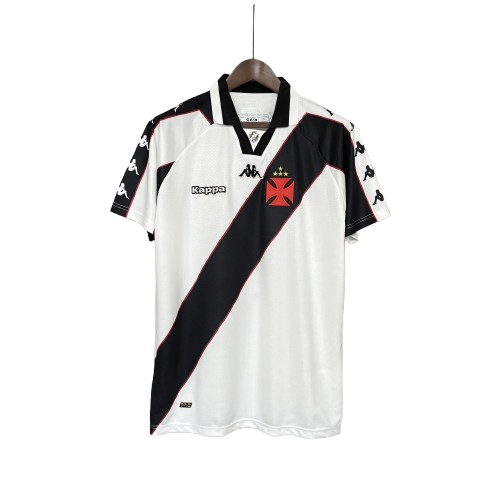 Camisa Vasco Away Retro 1997 - Kappa  Branco
