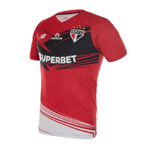 Camisa São Paulo Goleiro 25/26 Vermelha - NB Torcedor Masculina Lançamento