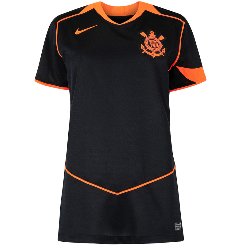 Camisa Corinthians Total 90 III 25/26 - Nike Versão Feminina Baby Look