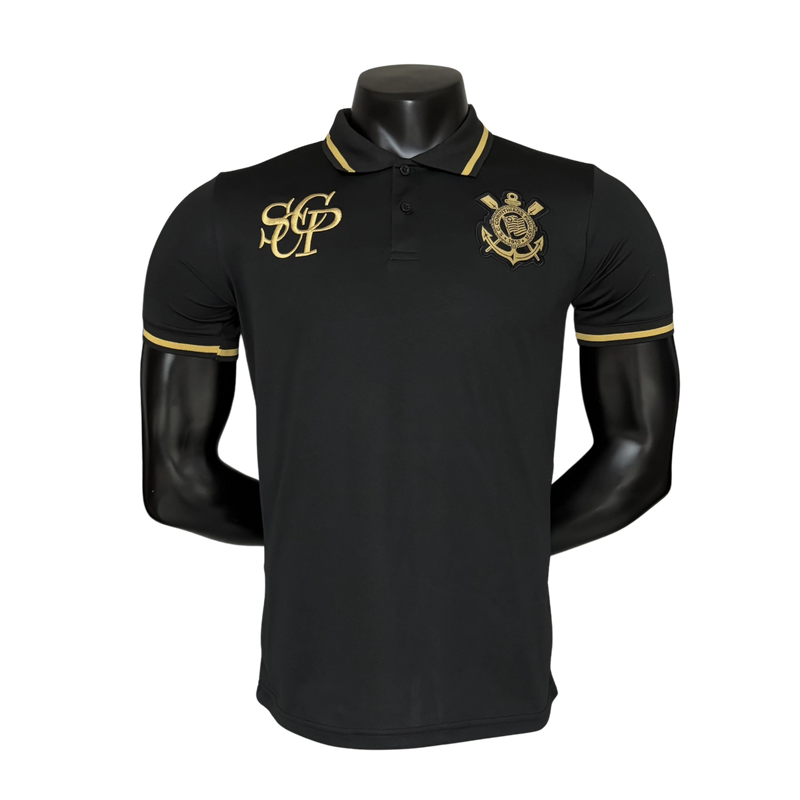 Camisa Polo Corinthians 25/26 - Preta