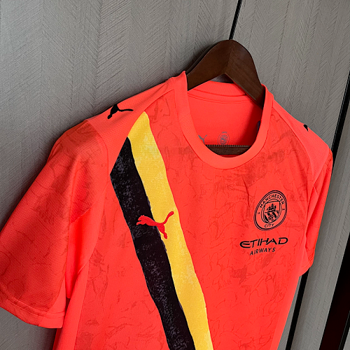 Camisa Manchester City III 25/26 - Laranja