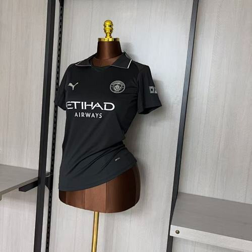 Camisa Manchester City 25/26 - Feminina Preta