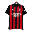 Camisa AC Milan Home 25/26 - Torcedor Puma Masculino - Vermelho e Preto