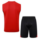 Conjunto de Treino Arsenal 25/26 - Blusa+Short Vermelho
