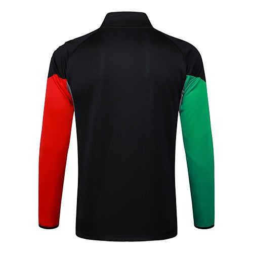 Conjunto de Treino Arsenal 25/26 - Preto e Vermelho