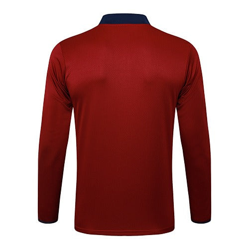 Conjunto de Treino Arsenal 25/26 - Vermelho e Preto