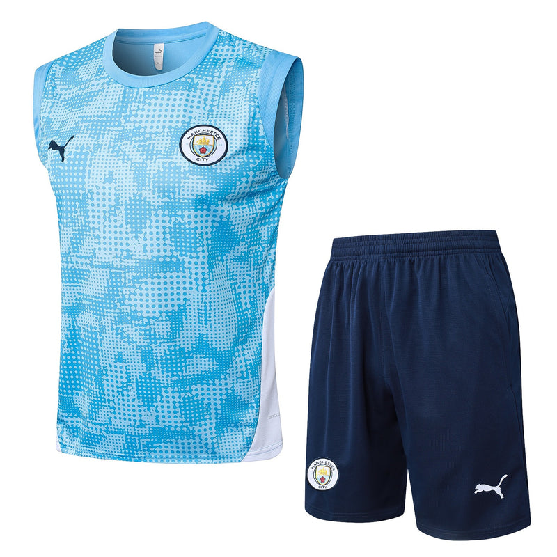 Kit de Treino Manchester City 25/26 Azul