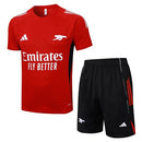 Conjunto de Treino Arsenal 25/26 - Blusa+Short Vermelho