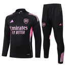 Conjunto de Treino Arsenal 25/26 - Preto e Rosa
