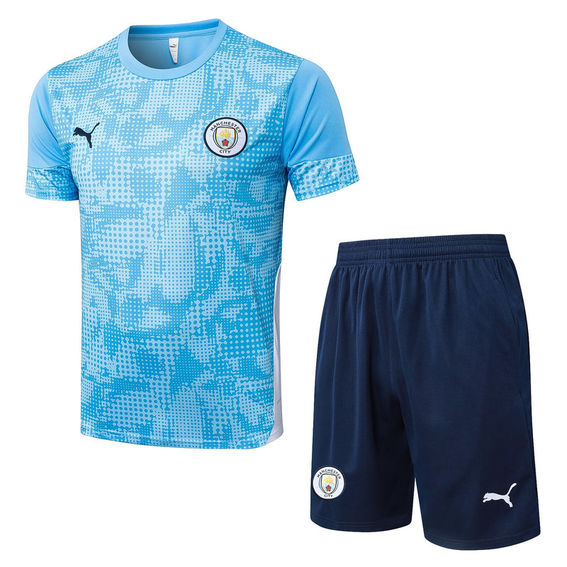 Kit de Treino Manchester City 25/26 Azul