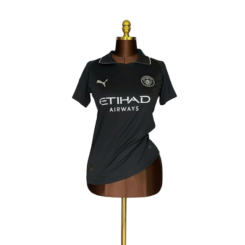 Camisa Manchester City 25/26 - Feminina Preta