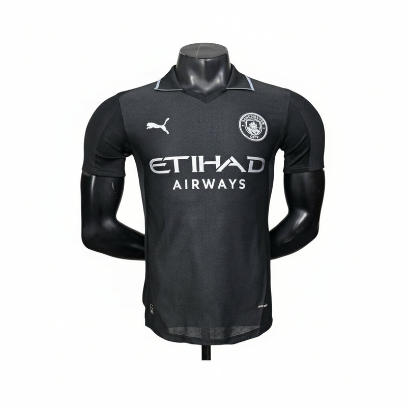 Camisa Manchester City 25/26 - Jogador Preta