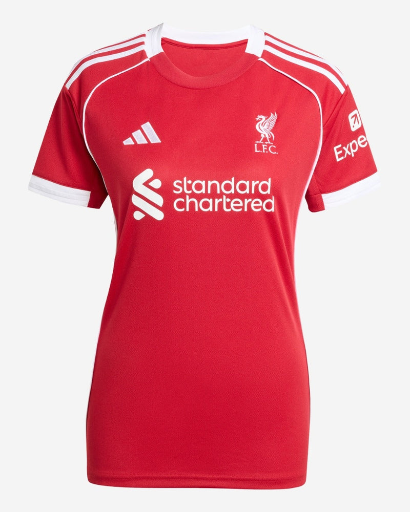 Camisa Liverpool Home 25/26 - Adidas Feminina